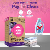 WBM 10-in-1 Laundry Detergent Pods, Fabric Softener with Lavender Extracts, High-Efficiency Laundry Pods with Powerful Stain Lifter Technology - 32