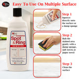 Rock Doctor Spot & Ring Remover, Works on Granite, Marble, Countertop & Quartz, Hard Water Mark & Spot Remover, Remove Coffee & Scuff Mark, 14 oz