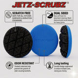 Jetz-Scrubz Scratch-Free Kitchen Scrubber Sponge - Dual Sided Non-Scratch Dish Cleaning Sponge for Cookware, Dishes & Kitchen Surfaces - Odor