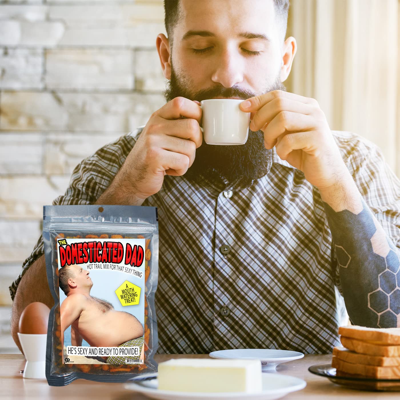 Domesticated Dad Trail Mix - Hot Trail Mix for That Hott Thing - Funny Gifts for Dad - Gift Ideas for My Dad - Fathers Day Presents for Men - Joke