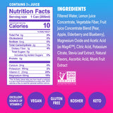 Swoon Swoonberry Lemonade - Zero Sugar Lemonade Drink with Magnesium, Sugar Free Berry Flavor, Low Calorie Beverage, Healthy Soda Alternative, Sugar