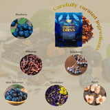 Blueberry Bliss Tea, Organic Loose Leaf Herbal Tea - Real Fruit, Summer Juice, Caffeine-Free, Refreshing Sweet Iced Drink - 4 oz Resealable Bag (Makes