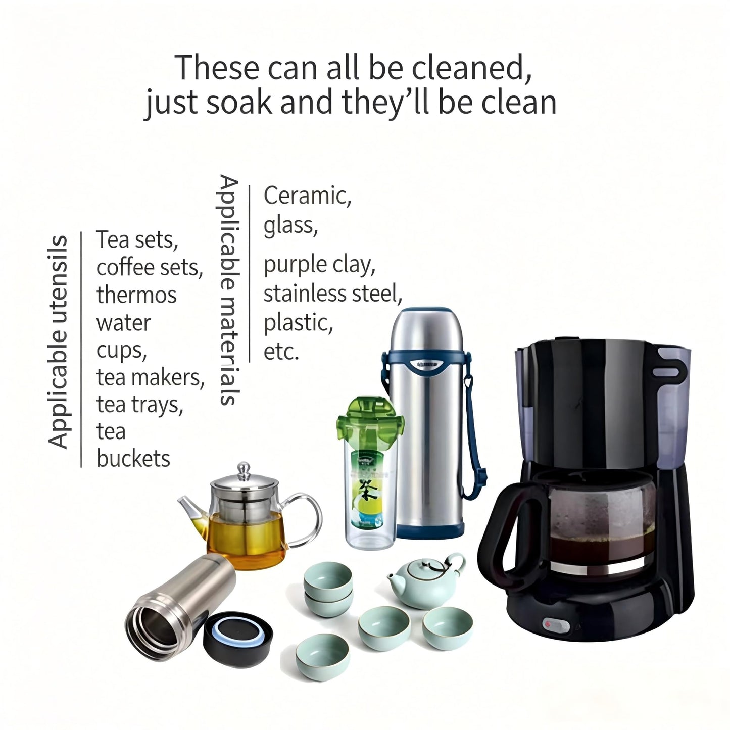 Curvflatn tea stain and coffee scale cleaner (75, Grams)