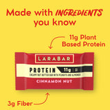 Larabar Cinnamon Nut Protein Bars, Peanuts and Almonds, 11g Protein, 12 Ct, 19.08 oz