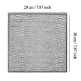 YinQin 6 PCS Double Layer Stainless Steel Cleaning Cloth Non Scratch Steel Mesh Dishwashing Cloths 20x20 cm Quick Dry Two Layer Metallic Wire Dish