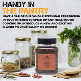 Fusion Select Premium Szechuan Peppercorn - Authentic Sichuan Whole Peppercorns for Chinese Cuisine, Mapo Tofu, Kung Pao Chicken - Spice Seasoning