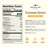 Bearclaw Kitchen Coconut Grove Granola 3-Pack - Grain-Free Maple Coconut Granola with Roasted Nuts & Seeds - Vegan, Refined Sugar-Free Snack - Good