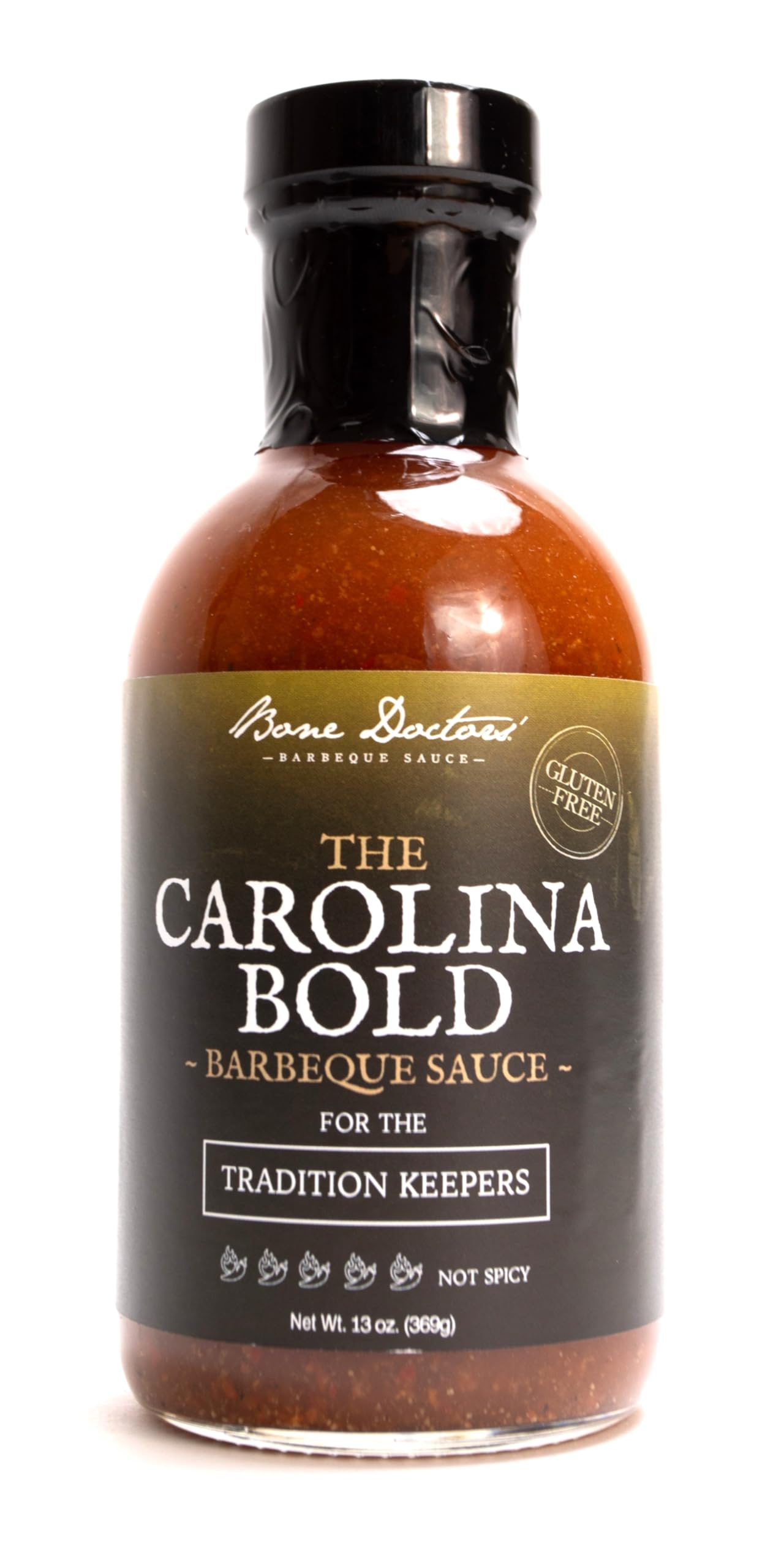 Bone Doctors' BBQ Sauce - Carolina Bold - 15oz. - Award Winning Smokehouse Flavor - Gluten Free