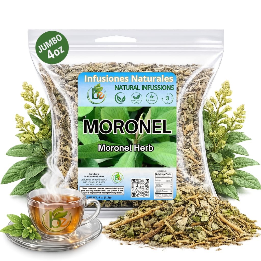 Moronel Herbal Tea (4 oz) - Premium "Planta de la Vida" (Synadenium grantii) - Wildcrafted Loose Leaf Tea from Mexico - 100% Natural, Caffeine-Free