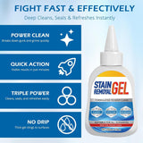 F FENG PEI Mold Stain Remover Gel,Heavy Duty Gel Cleaner,Multifunctional Stain Remover For Homeowners & Renters,Bathroom, Kitchen, Tile, Washing