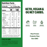 BRAMI Lupini Beans Snack, Chili & Lime | 7g Plant Protein, 0g Net Carbs | Vegan, Vegetarian, Keto, Mediterranean Diet, Non Perishable | 5.3 Ounce (4