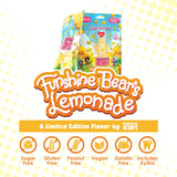Care Bears Funshine Lemonade Sugar Free Gum by Bubblegum Kids | Sugarless Gum with Xylitol | Vegan, Low Calorie Candy Alternative for Kids & Adults |