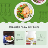ECOLipak 150 Pack 12 oz Paper Bowls Disposable, Heavy-Duty Biodegradable Compostable Bowls Made of Natural Sugarcane Bagasse, Suitable for Salad
