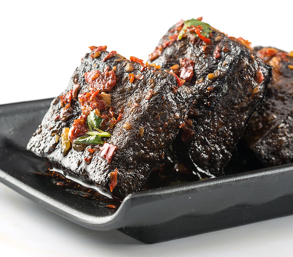 Helen Ou@ Hunan Chang Sha Specialty: Huo Gong Dian Fermented Bean Curd or Cho Doufu or Strong- Smelling Preserved Beancurd or Stinky Tofu or Smelly