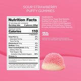 Strawberry Puffy Gummies - 1 Pound Pack - Baby Shower It's a Girl Candy - Gender Reveal - Pink Sweets