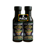 Pacific Island Naturally Fermented Soy Sauce, Low-Sodium • Fat-Free • Gluten-Free • Non-GMO • Sugar-Free • No MSG • 13 oz (2-Pack)
