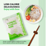 Soeos Organic Konjac Noodles, Angel Hair Pasta, 9.5oz (270g), 6 Packs, Kosher, Sugar Free, Gluten Free, Low Calorie Shirataki Noodle