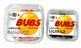 Bubs Godis Swedish candy Mix Sweet and Sour Gummies 16oz and Mix Salty Licorice 8 oz (total 24oz)