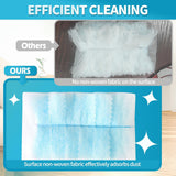 FURCIELOS Disposable Microfiber Feather Duster Refills, Multi-Surface Duster Compatible with Swiffer Dusters Handle, 60 Count, Unscented