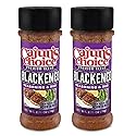 Cajun's Choice Blackened Seasoning - 2.75 oz Jar, Pack of 2, All Natural, Low Salt, Gluten-Free - Authentic Louisiana Spice for Fish & BBQ