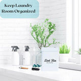 Livale Magnetic Lint Bin for Laundry Room White Metal Lint Box Storage for Farmhouse Laundry Decor
