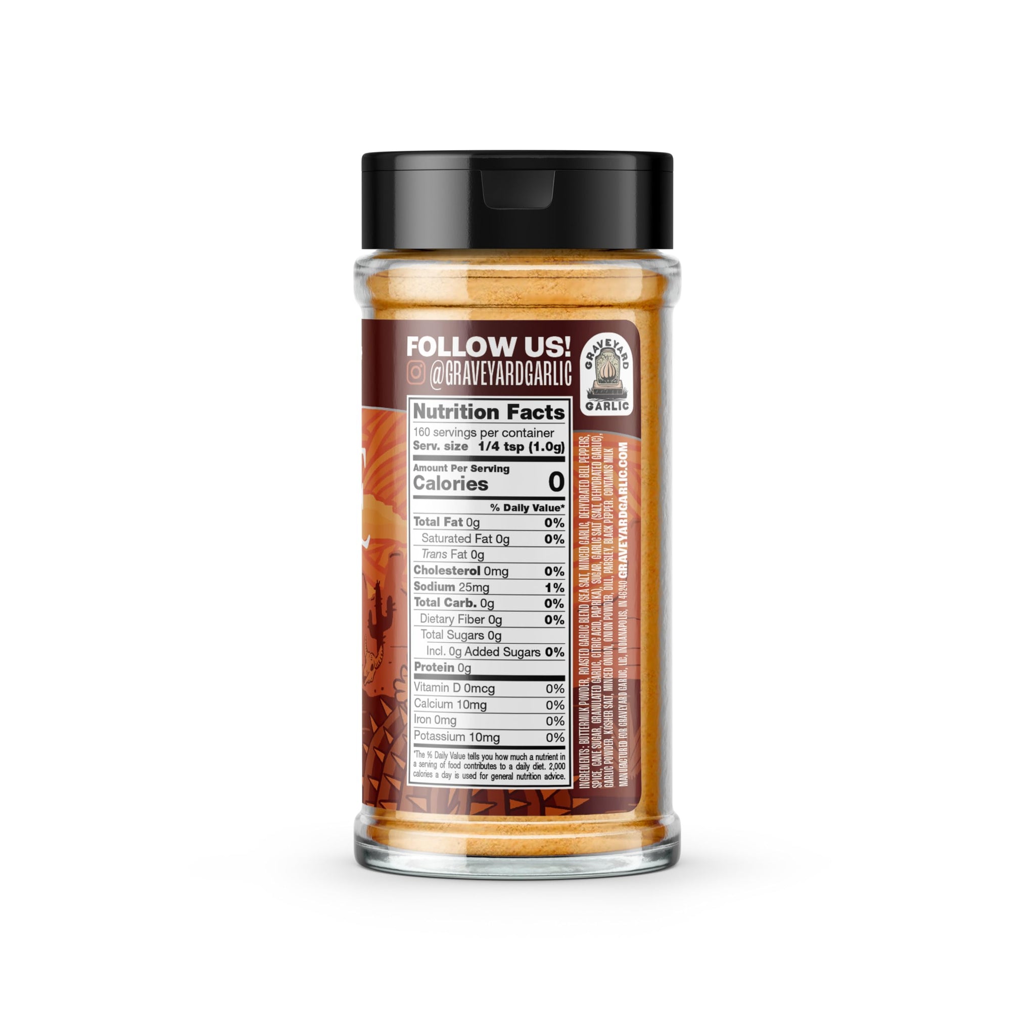Graveyard Garlic Double GG Ranch Seasoning, 5.5 Ounce (Pack of 1)