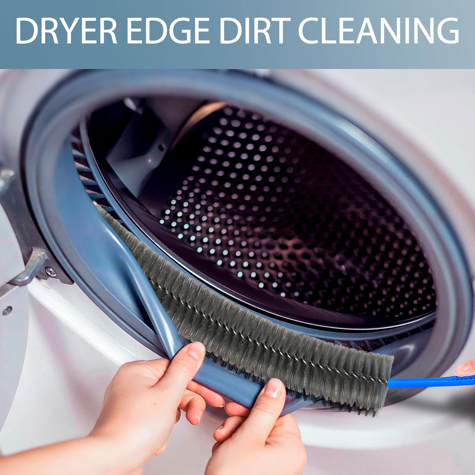 Dryer Vent Brush and Refrigerator Coil Cleaning Brush - Professional Appliance Cleaning Brush Set Dryer Vent Brush Kit with Long Handle for Lint Trap
