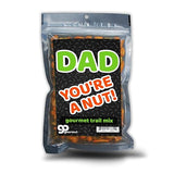 Dad You're A Nut Gourmet Trail Mix - Funny Snacks for Dads - Spicy Blend, Made in the USA