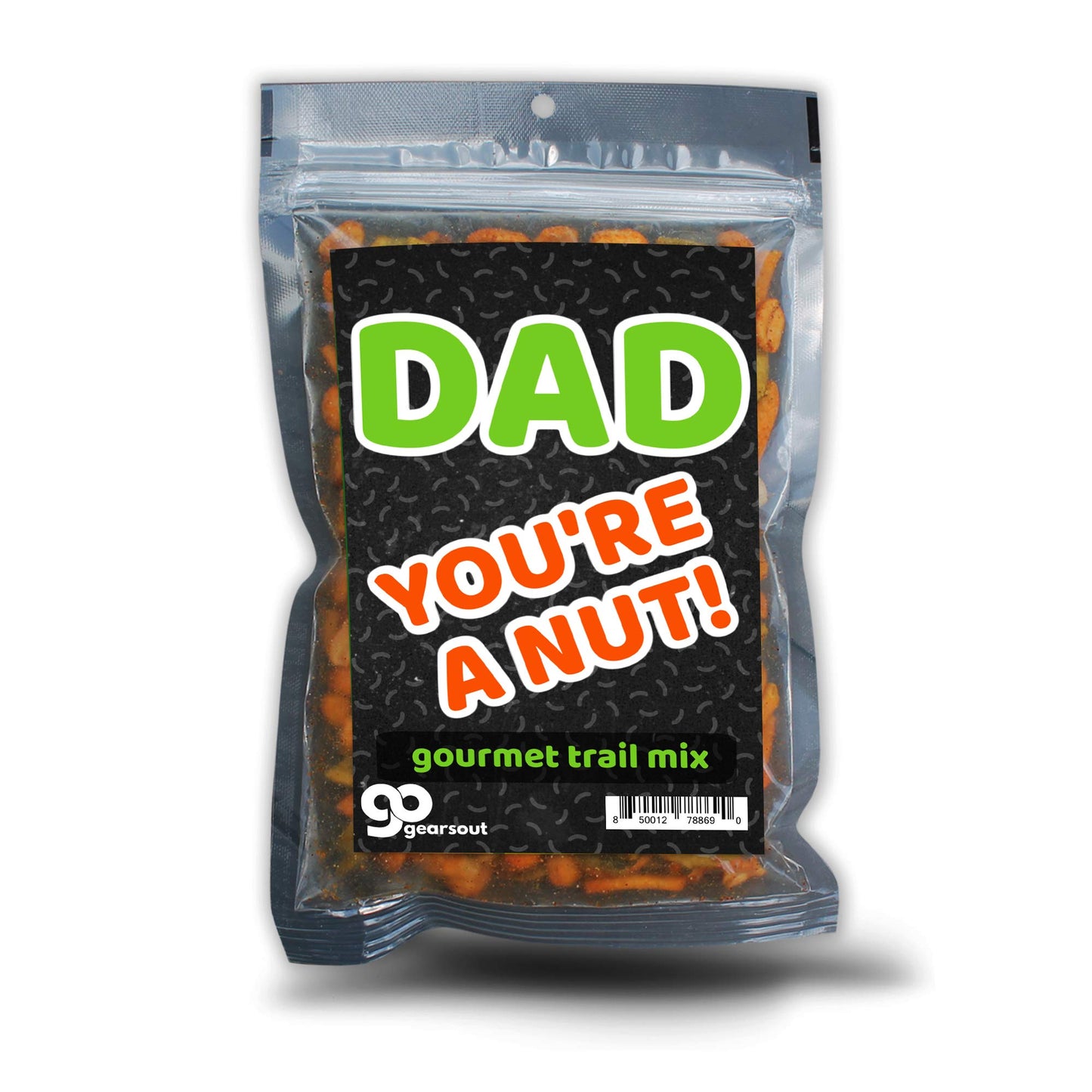 Dad You're A Nut Gourmet Trail Mix - Funny Snacks for Dads - Spicy Blend, Made in the USA