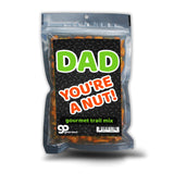Dad You're A Nut Gourmet Trail Mix - Funny Snacks for Dads - Spicy Blend, Made in the USA