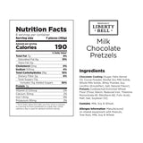 Liberty Bell Milk Chocolate Covered Pretzels, Mini Pretzels Dipped in Milk Chocolate, 12 Ounce Bag (2 Pack)