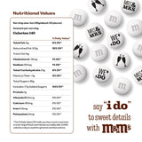 M&M'S Mrs. and Mrs. Wedding Milk Chocolate Candy, 2 lb Bulk Resealable Bag