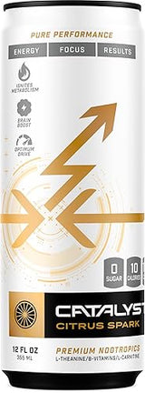 CATALYST | Citrus Spark Energy Drink, 12 FL OZ, 12 Pack