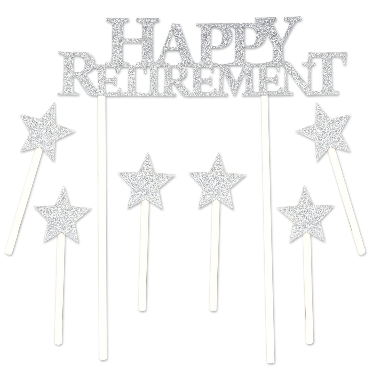 Beistle Happy Retirement Cake Topper - 1 Pc