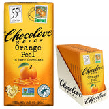 Chocolove Orange Peel Dark Chocolate Bars | 55% Cocoa | Tangy Orange Peel Bits | Smooth & Sweet | Premium Dark Chocolate |Non GMO, Rainforest Alliance
