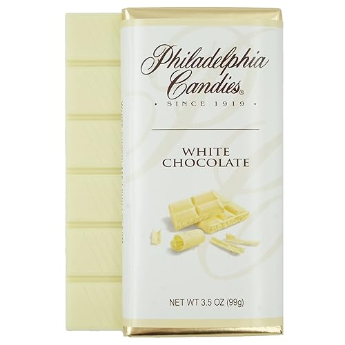 Philadelphia Candies White Chocolate Bar, 3.5-Ounce Packages (Pack of 2)