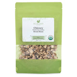 Biokoma Organic Chicory Root 100g 3.55 oz Dried Cut Coffee Substitute USDA Organic Herbal Tea Caffeine-Free Digestive Health Resealable Moisture Proof