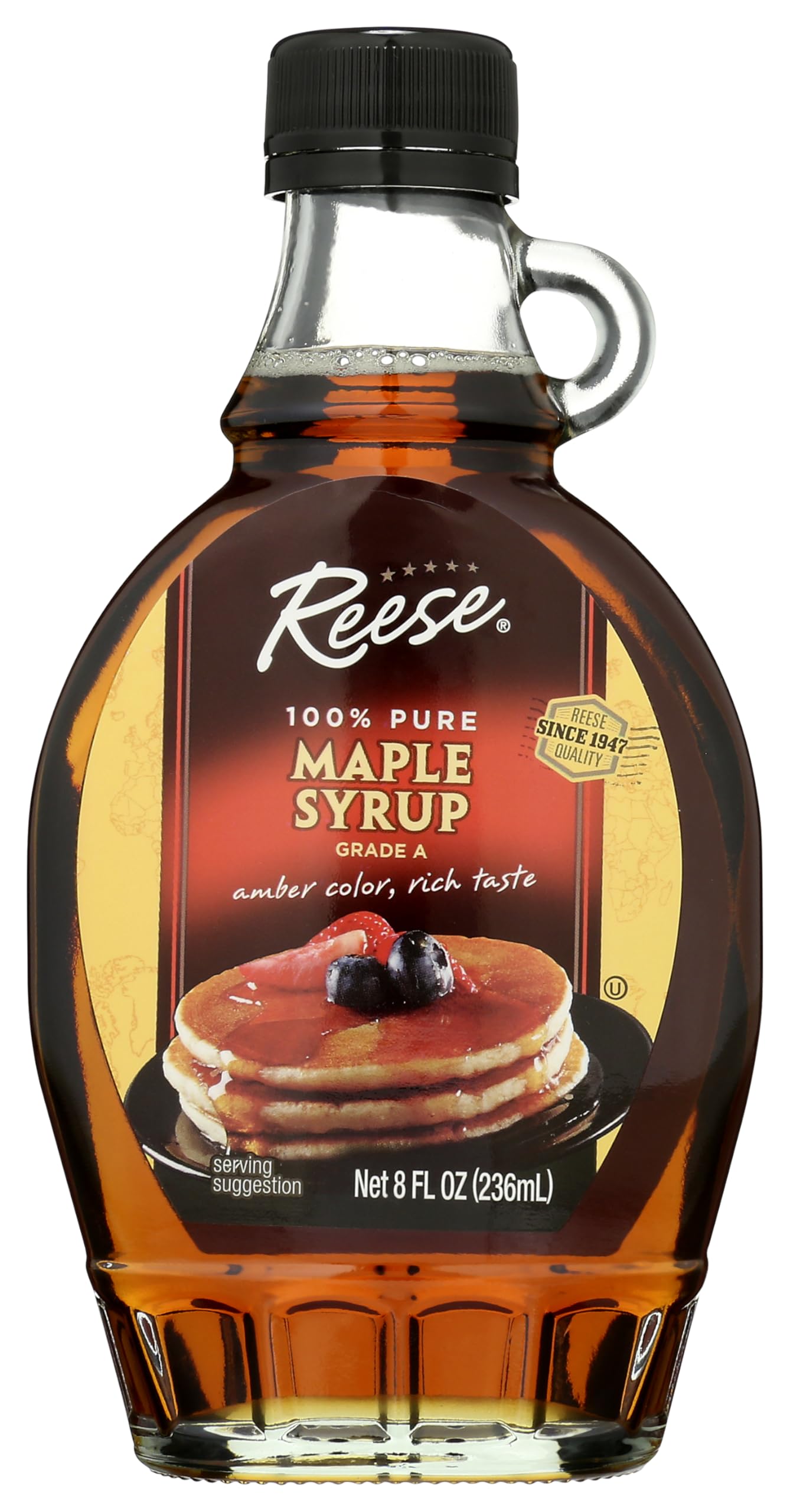 Reese 100% Pure Maple Syrup 8oz (Pack of 1)