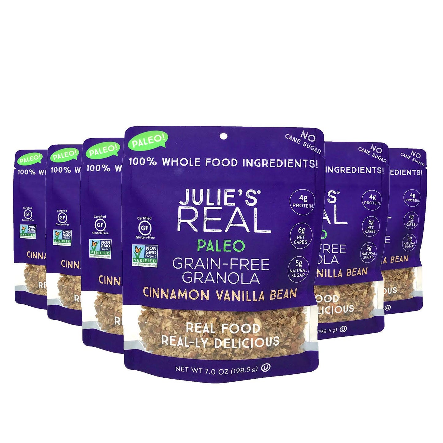 Julie's Real Granola (Cinnamon Vanilla Bean, 6-Pack)