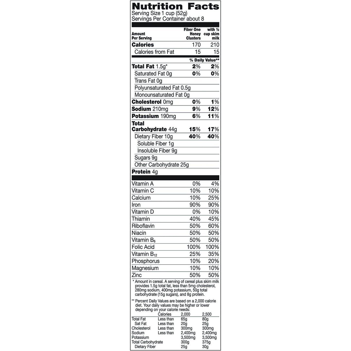 General Mills Cereals Fiber One Cereal, Strawberries and Vanilla Clusters, 13.2 oz