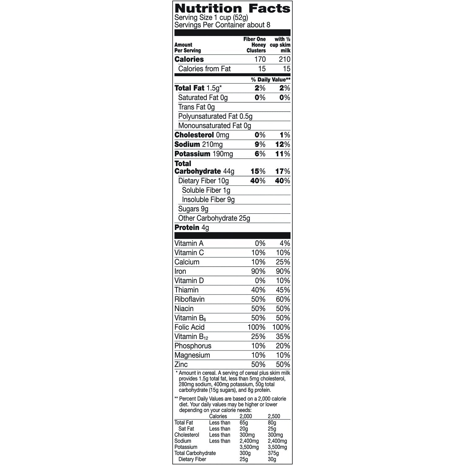 General Mills Cereals Fiber One Cereal, Strawberries and Vanilla Clusters, 13.2 oz