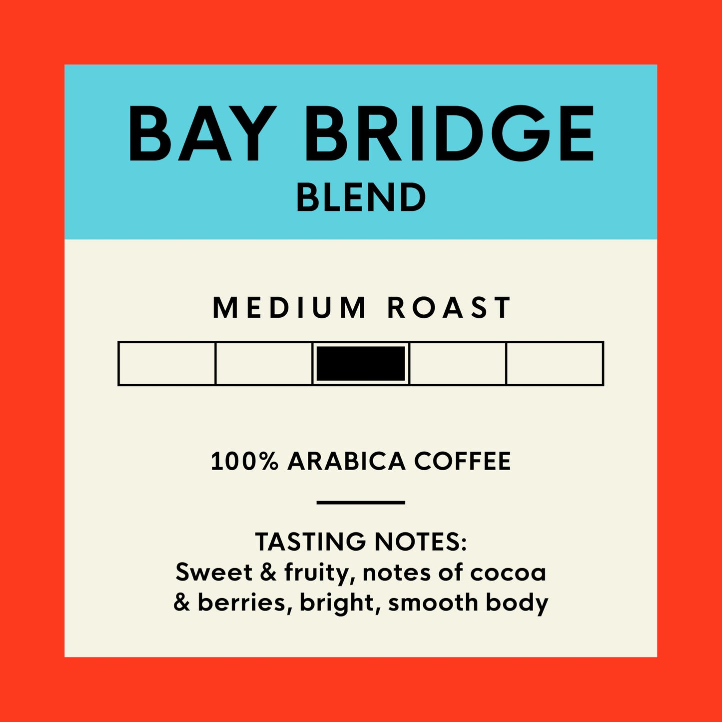 San Francisco Bay Ground Coffee, Bay Bridge Blend (28 oz Bag), Medium Roast Coffee