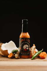 Tumie Coco Hot Sauce, Marinade and Brine, 5 fl oz, Chili, Coconut Oil, Turmeric, Black Pepper