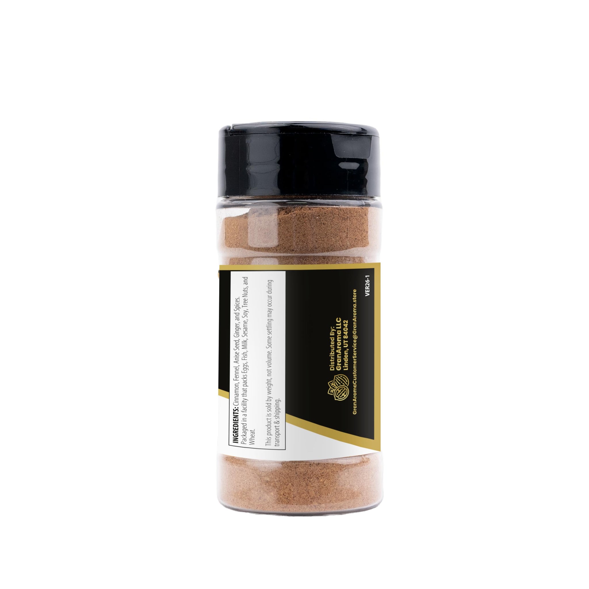 GranAroma Chinese Five Spice, Bold and Aromatic Flavor Profile, Seasoning for Stir-Fries, Roasted Meats, and Soups (2 Ounce)