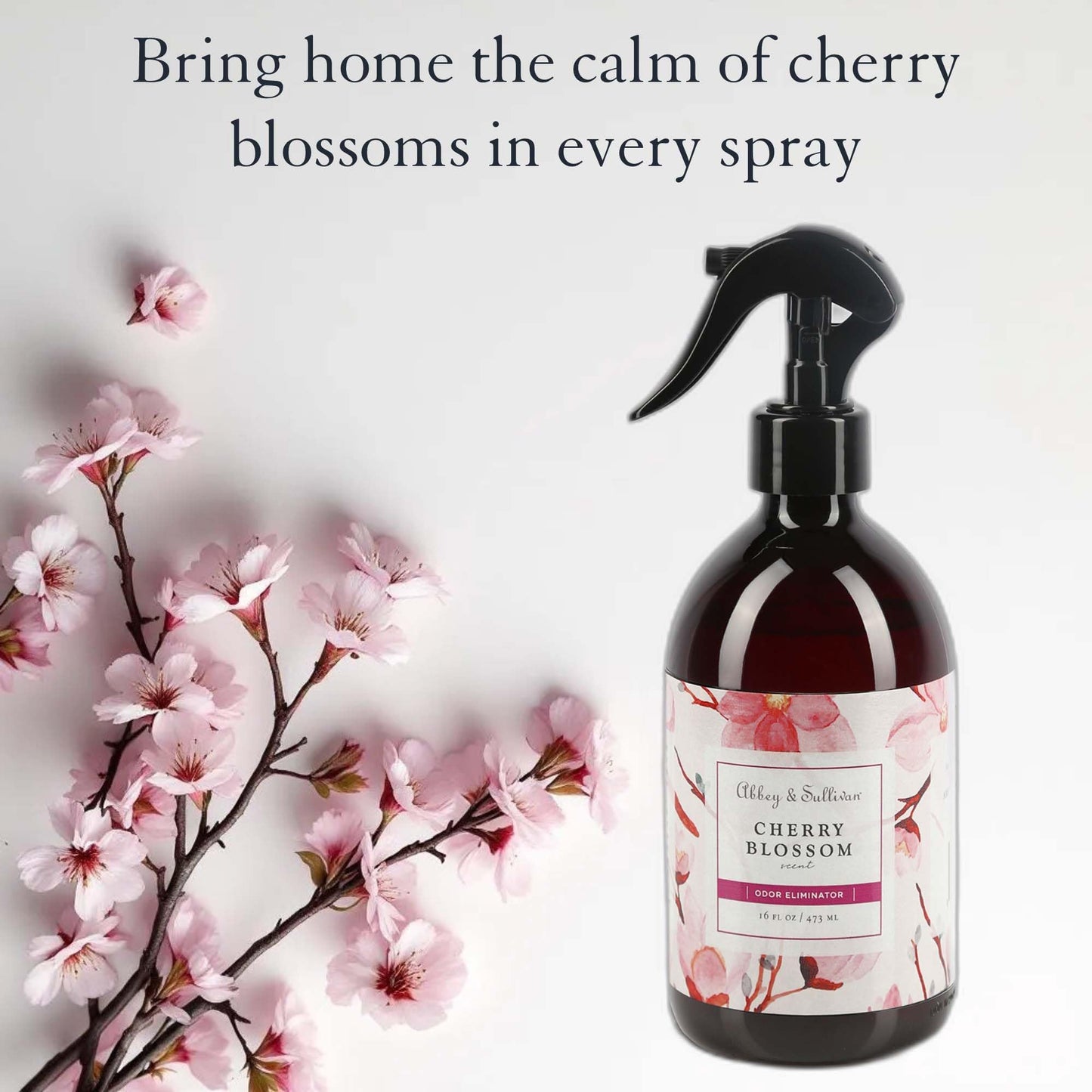 Abbey & Sullivan Odor Eliminator, Cherry Blossom, 16 oz
