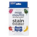 Miss Mouth's Messy Eater Stain Treater Wipes - 10 Pack Stain Remover Wipes- Newborn & Baby Essentials - No Dry Cleaning Food, Grease, Coffee Off