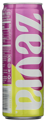Zevia Raspberry Lime, Energy Drink, 12 Fl Oz Can