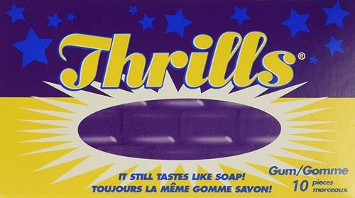 Thrills Chewing Gum, 10 Count - 20 Pack {Imported from Canada}
