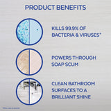 Lysol Bathroom Cleaner Spray, Blue, Island Breeze, 48oz (2X24oz)