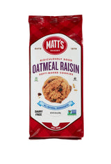 Matt's Bakery | Oatmeal Raisin Cookies | Soft-Baked, Non-GMO, All-Natural Ingredients; Single Pack of Cookies (10.5oz)